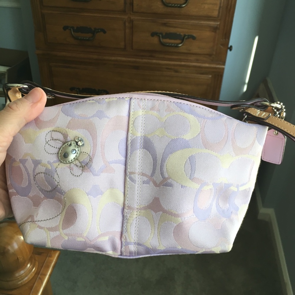 Lavendar coach purse